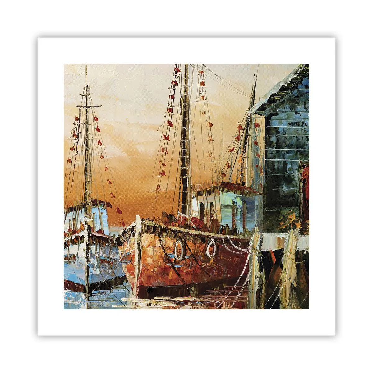 Pôster - Um regresso tranquilo - 40x40 cm