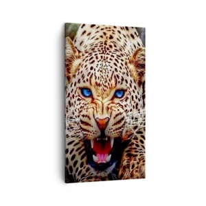 Quadro em tela - A raiva não afeta a beleza  - 45x80 cm