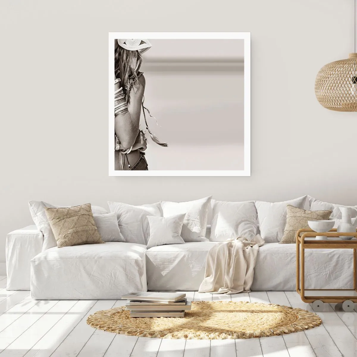 Pôster - Como uma menina - 50x50 cm