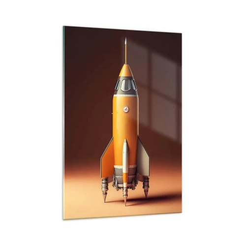 Quadro em vidro - Tudo começa com um sonho - 70x100 cm