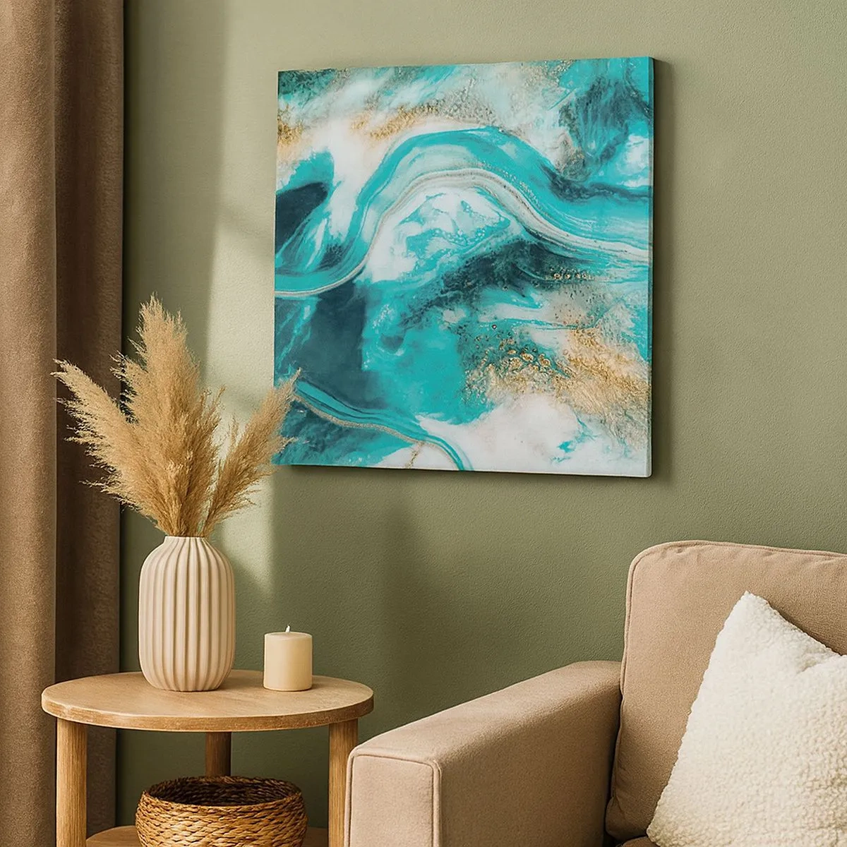 Quadro em tela - Rio do Ouro - 30x30 cm