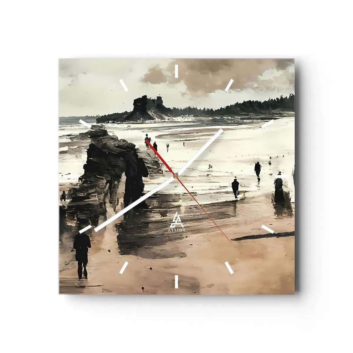 Relógio de parede - Relógio em vidro - Convocados - 30x30 cm