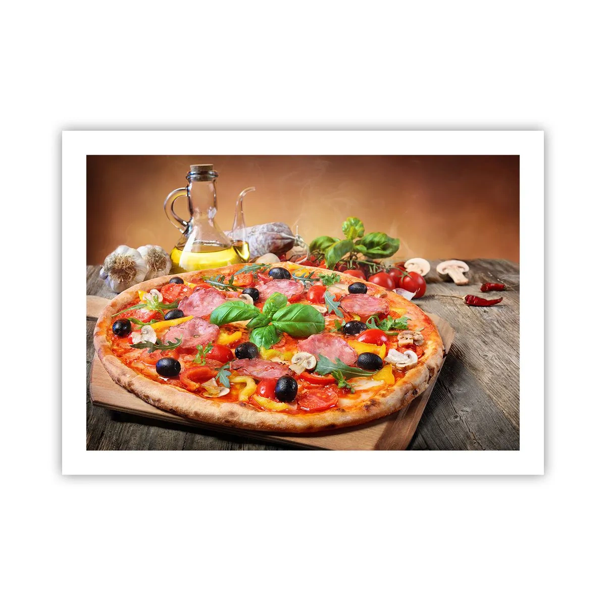 Pôster - Com um sabor verdadeiramente italiano - 70x50 cm
