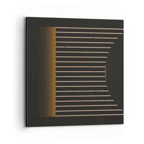 Quadro em tela - Explorar a escuridão - 70x70 cm