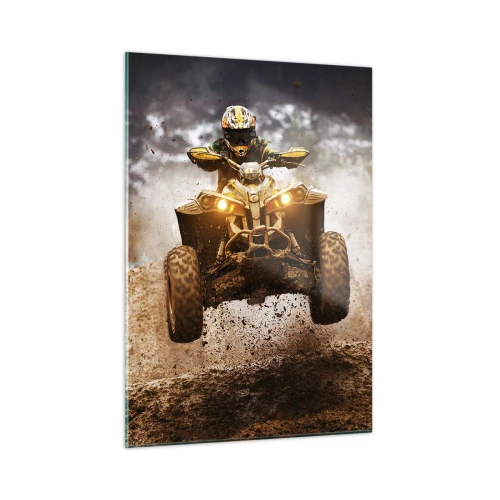 Quadro em vidro - No risk no fun - 50x70 cm