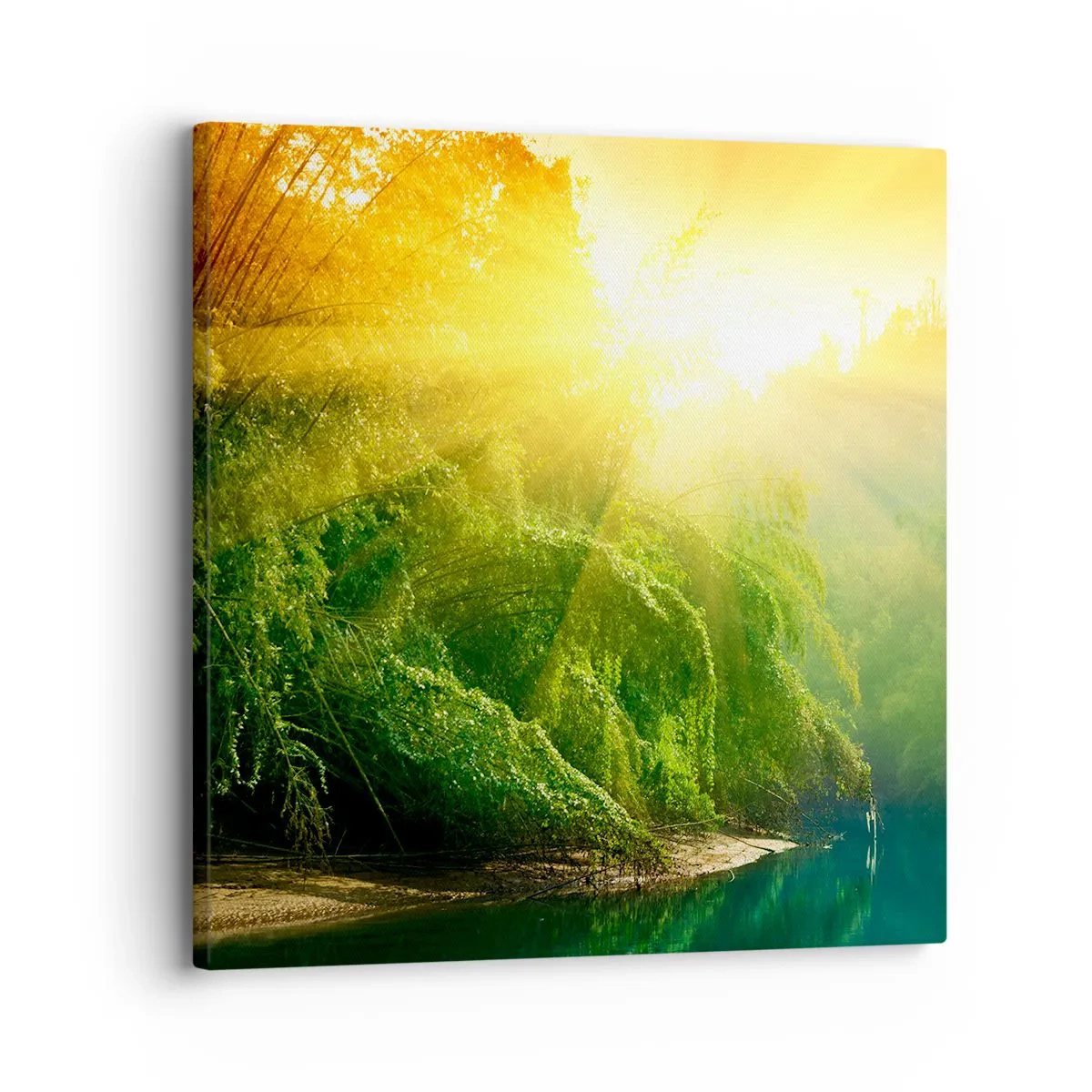 Quadro em tela - Afogar-se ao sol e à sombra - 30x30 cm