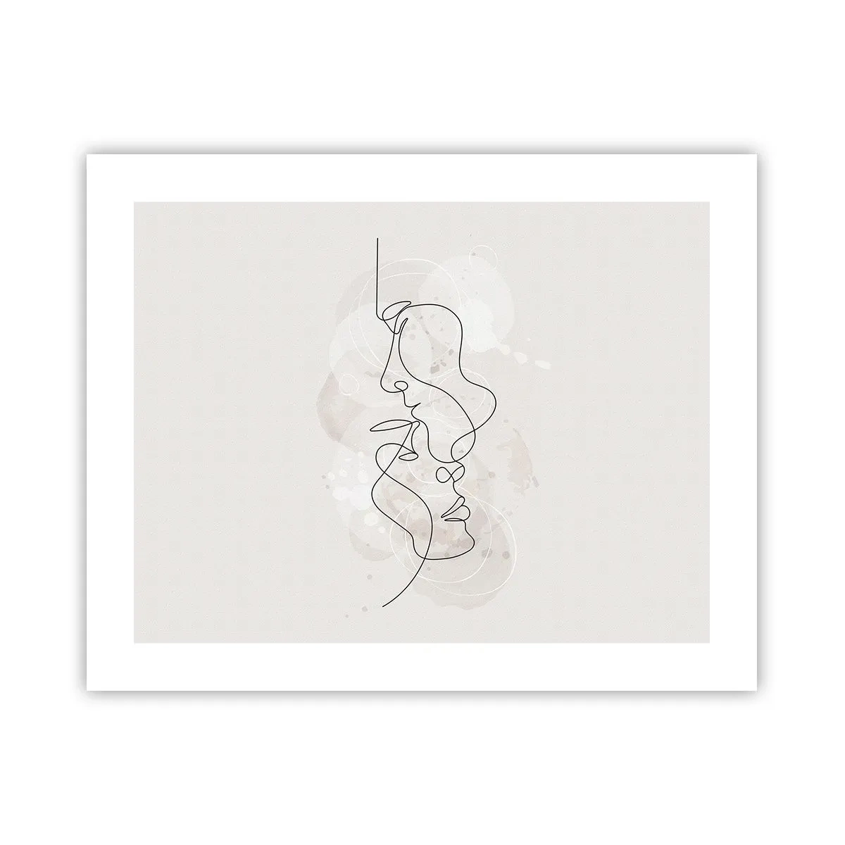 Pôster - Emaranhados num abraço - 50x40 cm