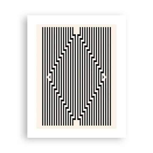 Pôster - Ilusão geométrica - 40x50 cm