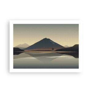 Pôster - Reflexo de espelho - 70x50 cm