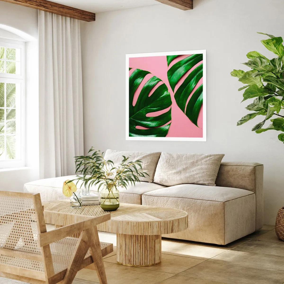 Pôster - Encontro verde - 30x30 cm