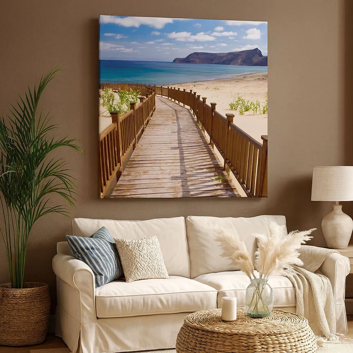 Quadro em tela - Leve-me para as ilhas felizes - 30x30 cm