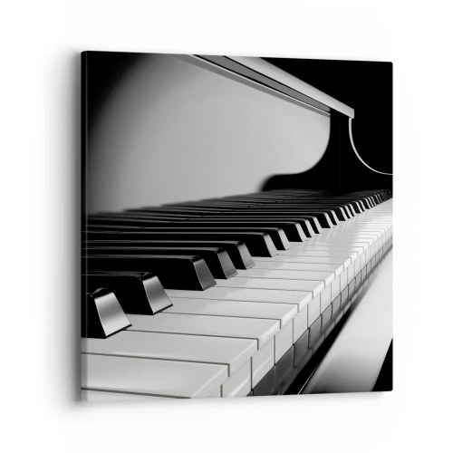 Quadro em tela - Harmonia de formas e cores - 40x40 cm