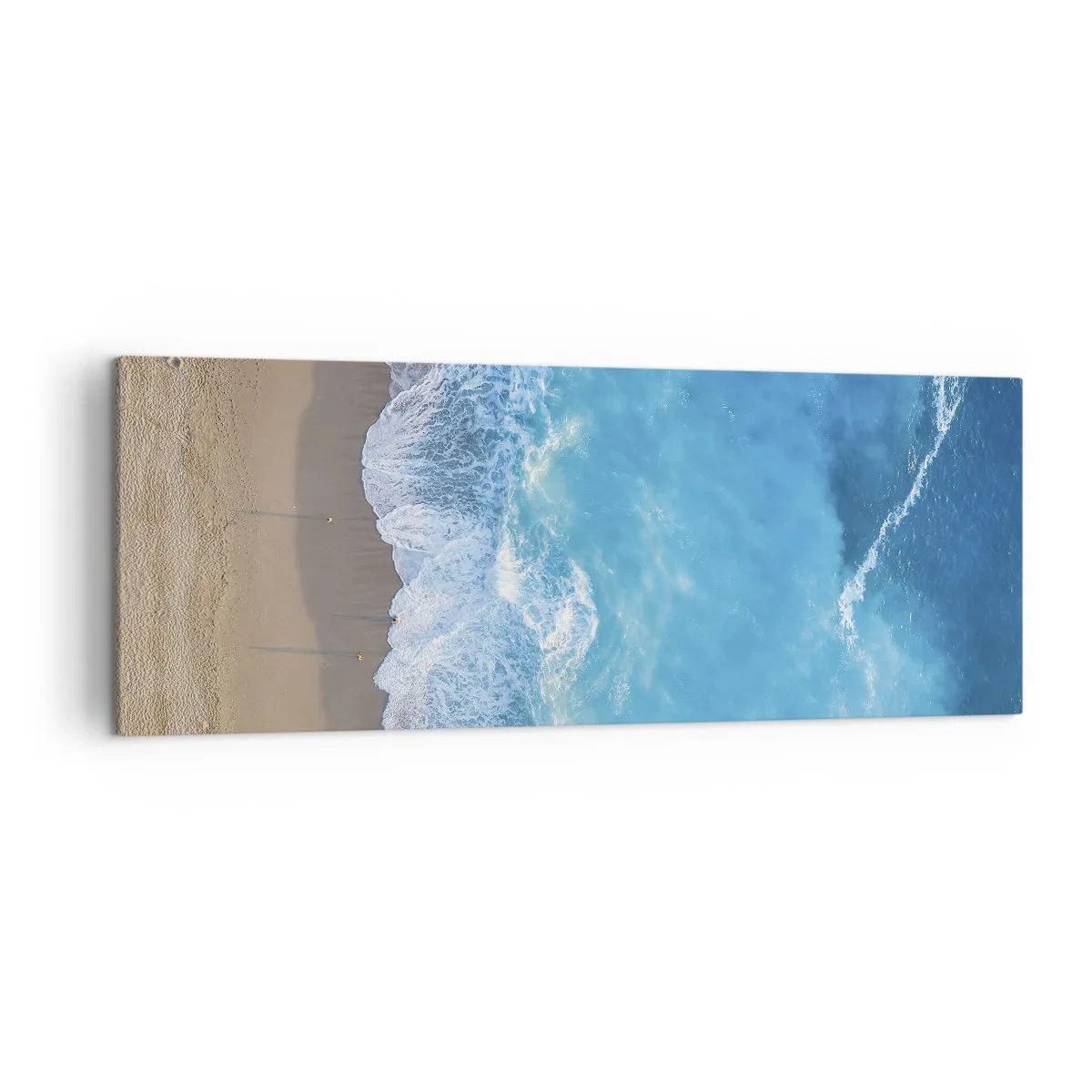 Quadro em tela - O poder do azul - 140x50 cm