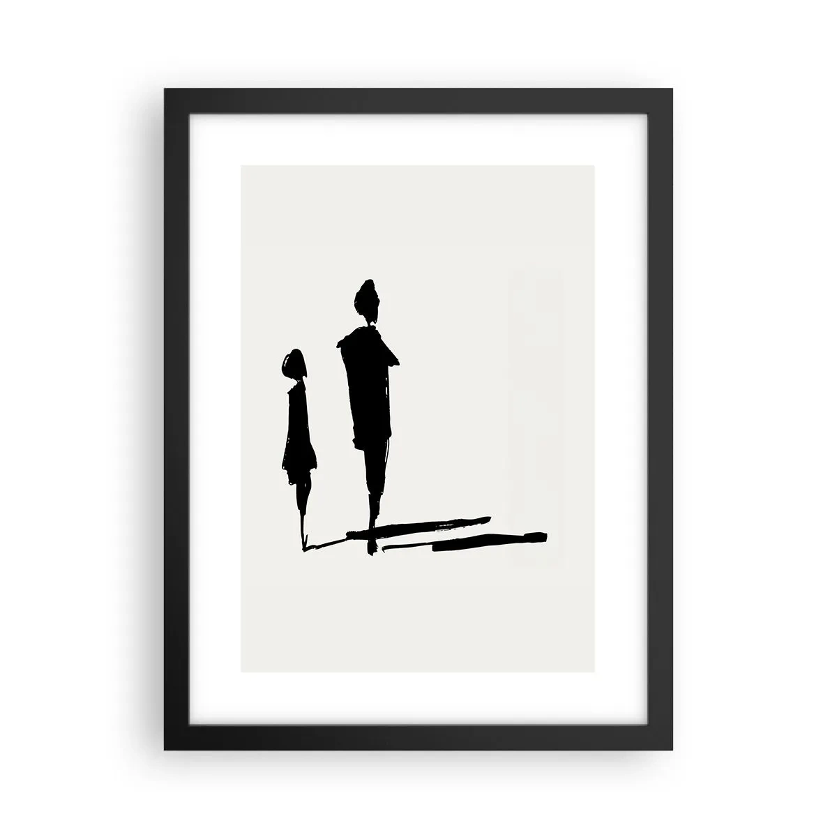 Pôster com moldura preta - Certeza que juntos? - 30x40 cm
