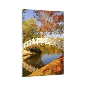 Quadro em vidro - Na ponte branca dos suspiros - 80x120 cm