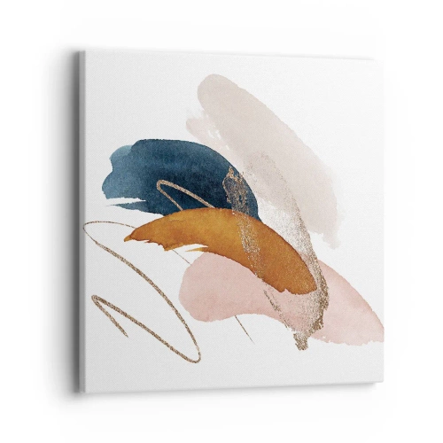Quadro em tela - Composição alada - 40x40 cm