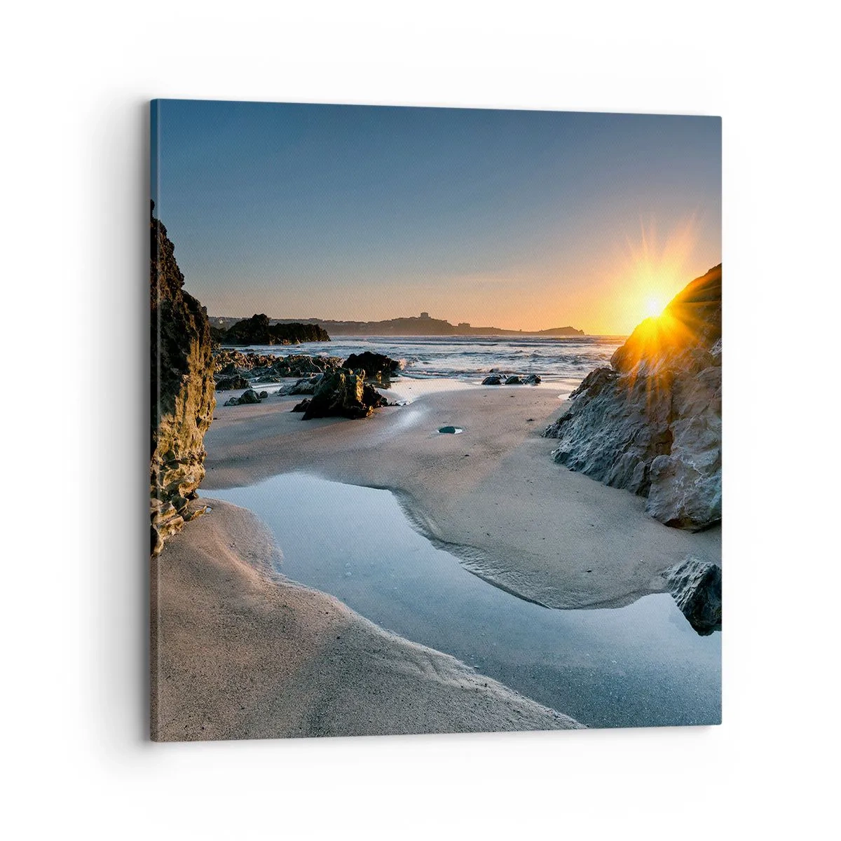 Quadro em tela - Intocado pela mão humana - 70x70 cm