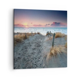 Quadro em tela - Derramou um arco-íris de esplendor radiante.... - 60x60 cm