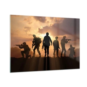 Quadro em vidro - Brothers in arms - 100x70 cm