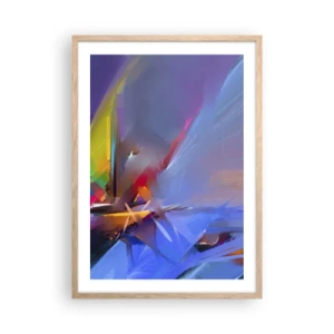 Pôster com moldura de carvalho claro - Como as asas de um pássaro - 50x70 cm