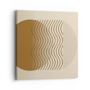 Quadro em tela - Sobre a origem das figuras geométricas - 30x30 cm