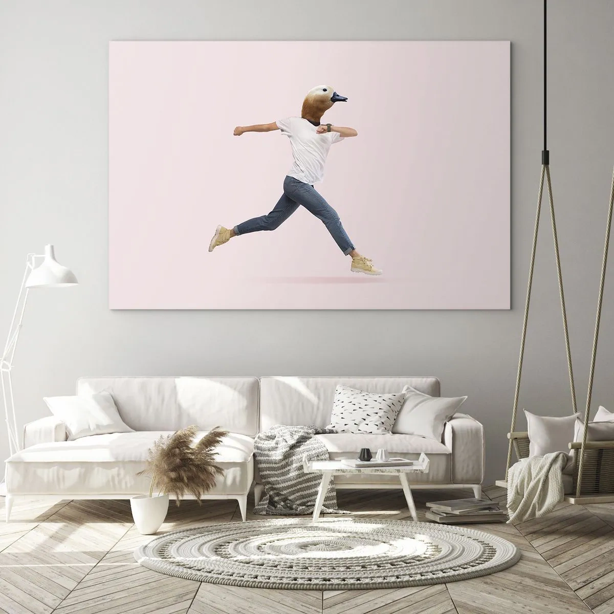 Quadro em vidro - Uma pitada de absurdo - 100x70 cm