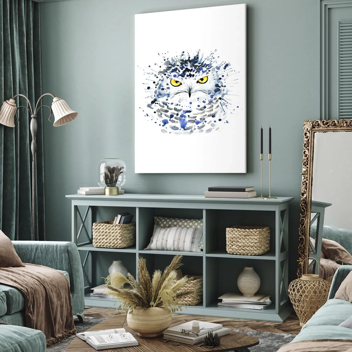 Quadro em tela - Direto nos olhos - 50x70 cm