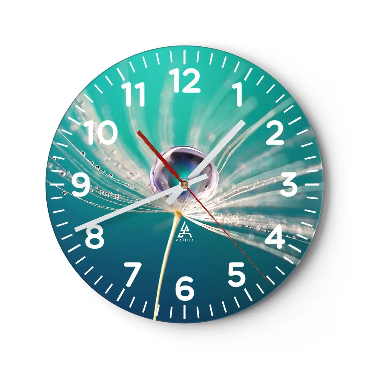 Relógio de parede - Relógio em vidro - Momento místico - 30x30 cm