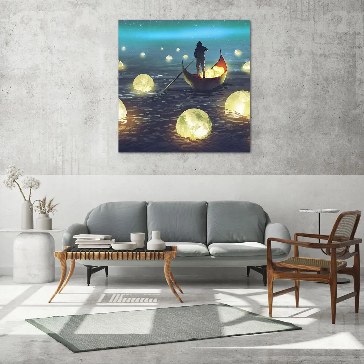 Quadro em vidro - Coisas com as quais os filósofos nunca sonharam - 40x40 cm