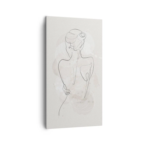 Quadro em tela - Como um instrumento sensível - 45x80 cm