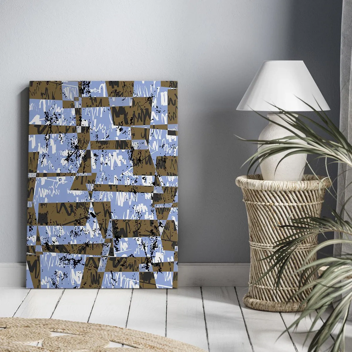 Quadro em tela - Recorte não popular - 65x120 cm