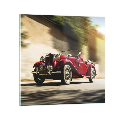 Quadro em vidro - Mais bonita que a Vitória de Samotrácia - 30x30 cm