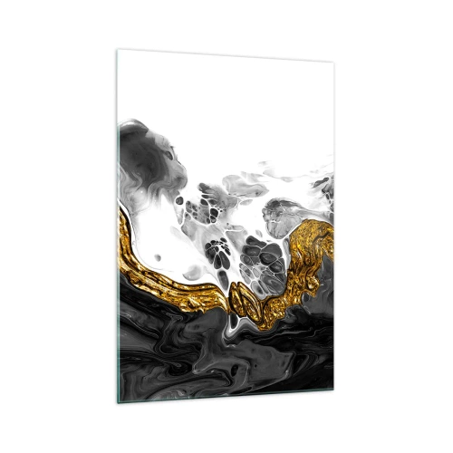 Quadro em vidro - Composição orgânica - 70x100 cm