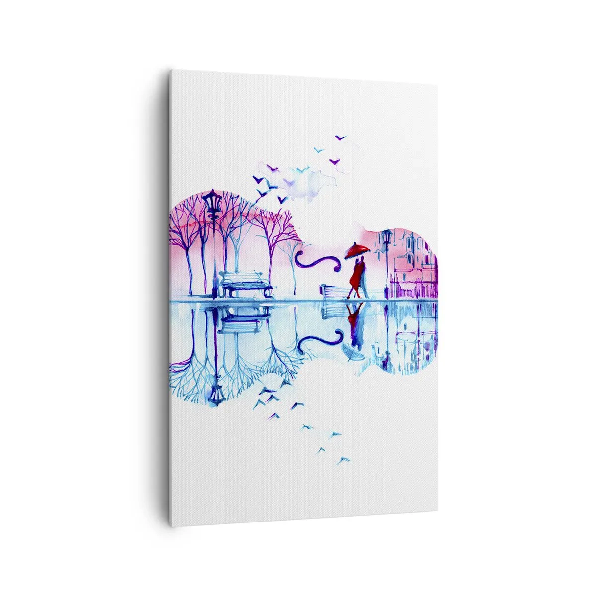 Quadro em tela - Trago-vos cânticos de chuva - 80x120 cm