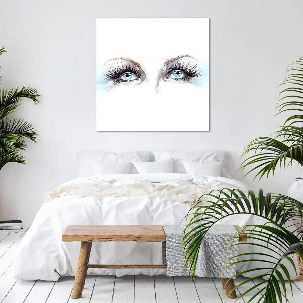 Quadro em tela - Olhos de anjo? - 50x50 cm