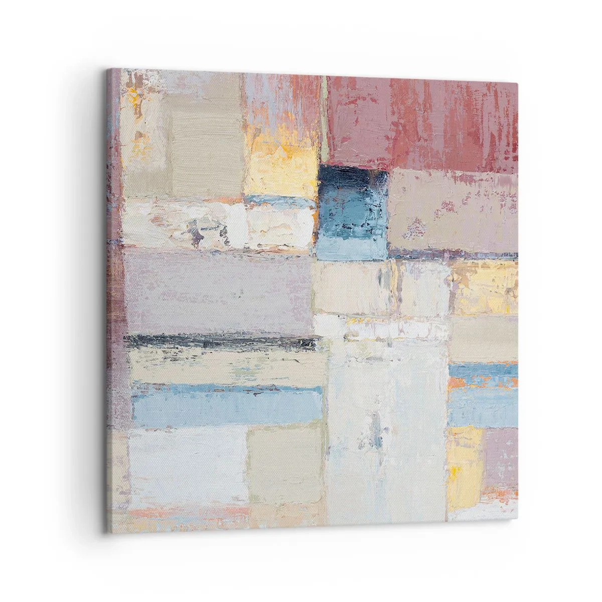 Quadro em tela - A paz da geometria - 50x50 cm