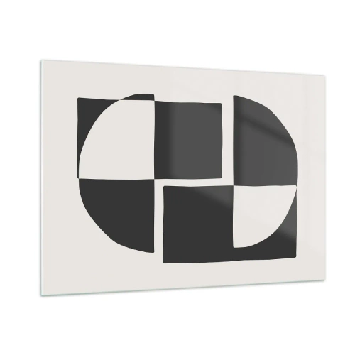 Quadro em vidro - Antítese – síntese - 100x70 cm