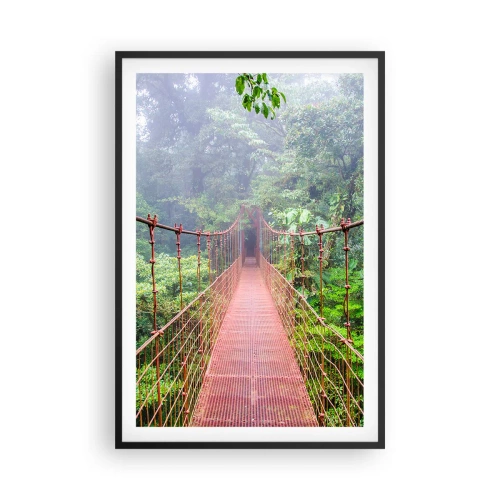 Pôster com moldura preta - Suspenso acima das copas - 61x91 cm