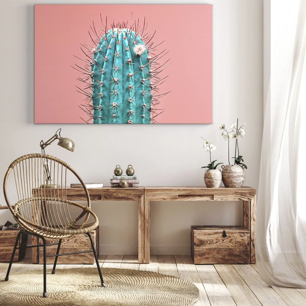 Quadro em tela - Apenas olhe - 70x50 cm