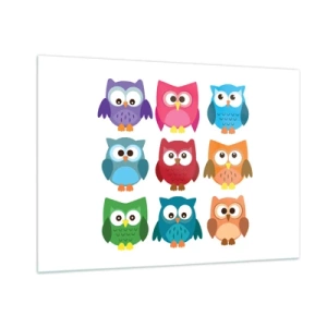 Quadro em vidro - As diferenças podem ser divertidas - 100x70 cm