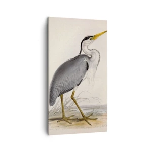 Quadro em tela - Graça de garça - 45x80 cm