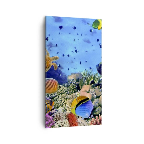 Quadro em tela - E o que sabemos sobre a vida... - 45x80 cm