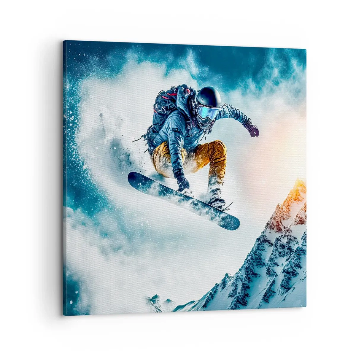 Quadro em tela - Emoções extremas - 50x50 cm