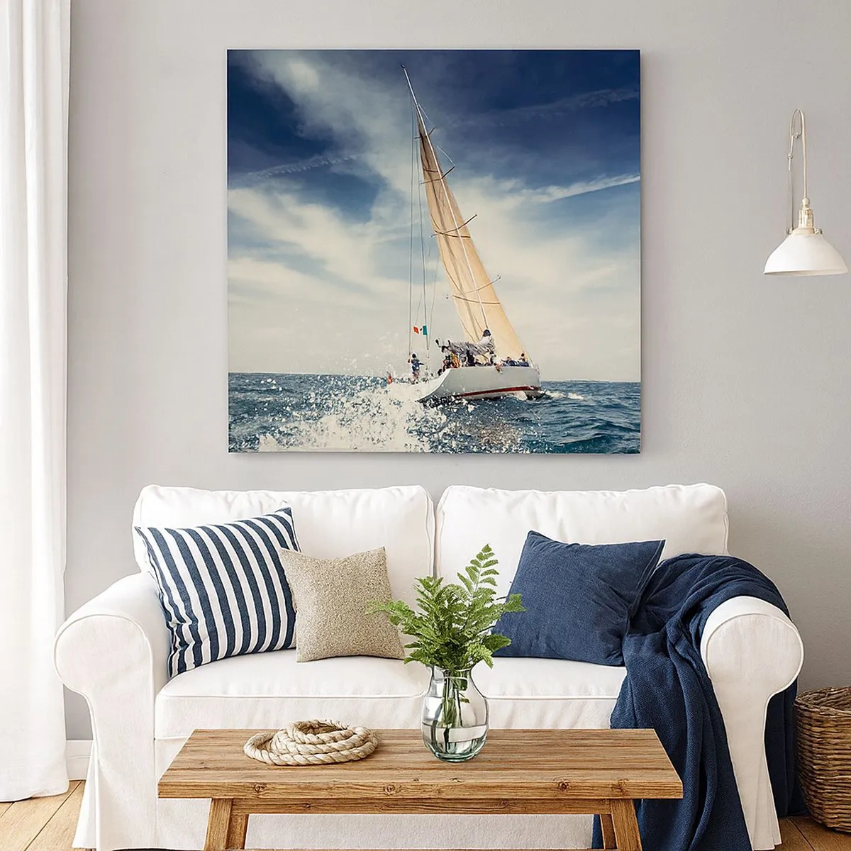 Quadro em tela - Não nos alcançarão! - 30x30 cm