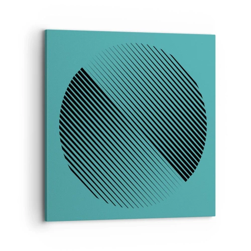 Quadro em tela - Círculo – uma variação geométrica - 70x70 cm