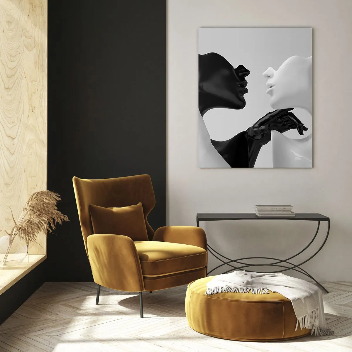 Quadro em vidro - Atração – desejo - 50x70 cm