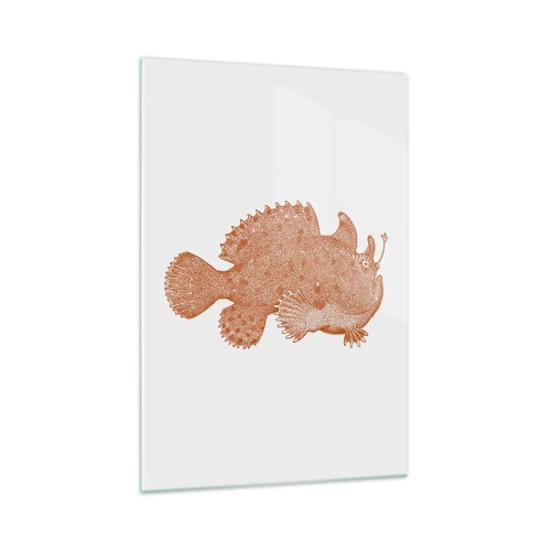 Quadro em vidro - E era um peixe - 70x100 cm