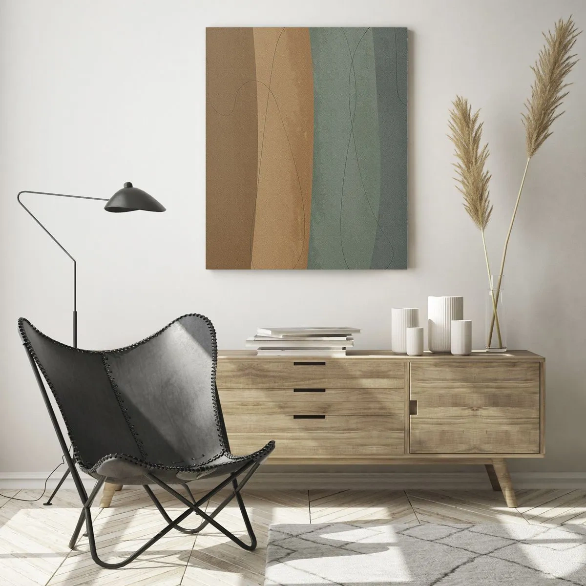 Quadro em vidro - Composição horizontal - 50x70 cm