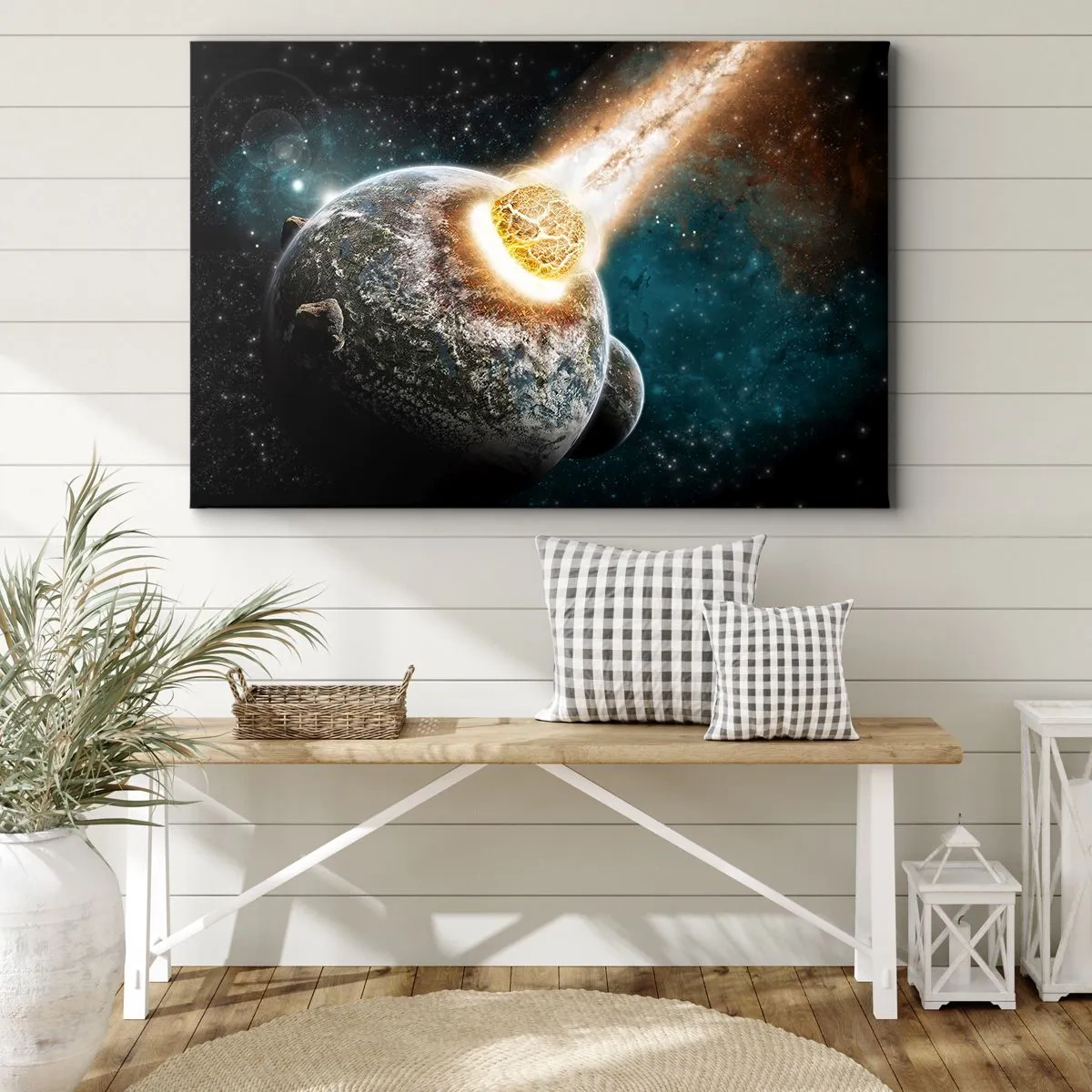 Quadro em tela - Extinção ou nascimento? - 120x80 cm
