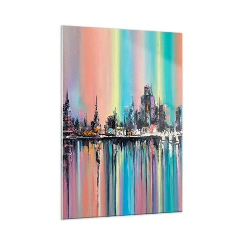 Quadro em vidro - Brilho da noite - 50x70 cm